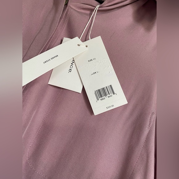 New Vince Relaxed Long Sleeve Silk Blend Button-up Shirt - Picture 9 of 9